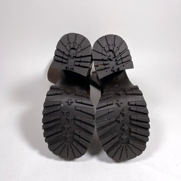 HEAVEN by MARC JACOBS Brown Leather 'Margaret' Platform Boots   *AS IS* - Picture 7 of 15